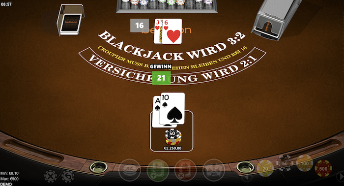 Black Jack im Online Casino spielen